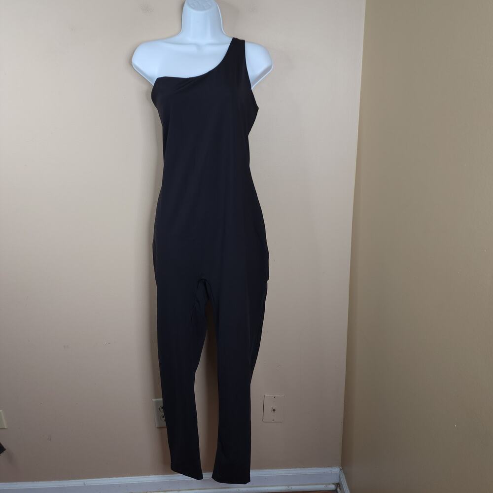 Skims All-In-One One Shoulder Bodysuit Catsuit in Onyx Size 4X